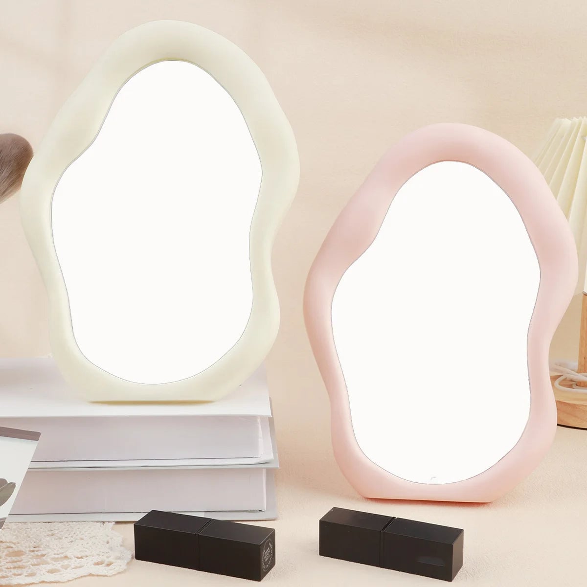 Tabletop Makeup Mirror - Adjustable Vanity Mirror for Bedroom Decor
