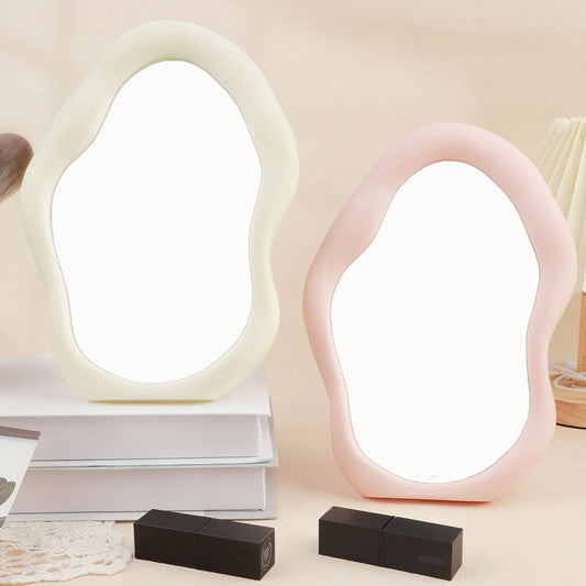 Tabletop Makeup Mirror - Adjustable Vanity Mirror for Bedroom Decor