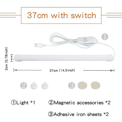 USB Magnetic LED Desk Lamp Eye Protection Study Reading Light