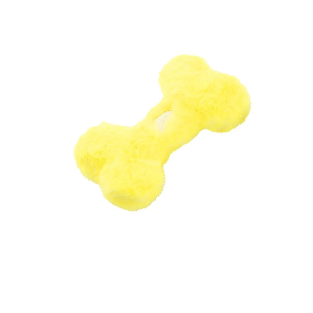 Durable Non-Toxic Squeaky Bone Dog Chew Toy - Interactive Pet Toy