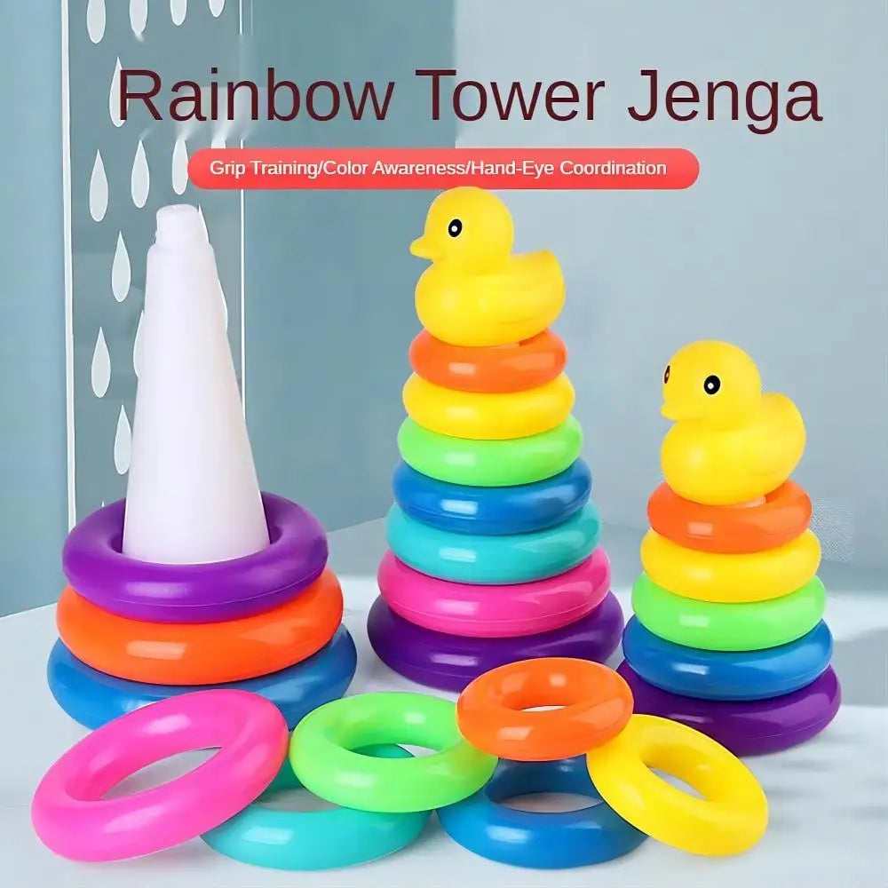 Montessori Rolling Ball Tower - Educational Stacking Track Toy 1-3 Years