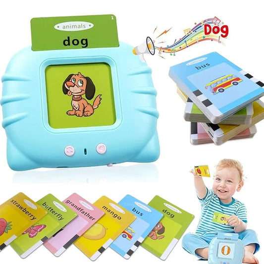 Electronic Talking Flash Cards - Audio Learning Toys for Kids