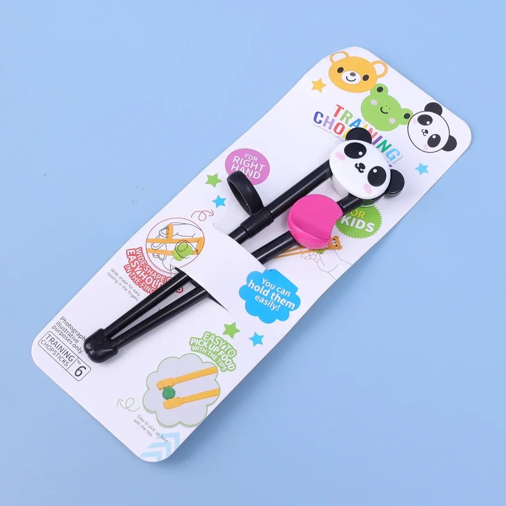 Training Chopsticks for Kids - Cartoon Animal Design Learning Aid