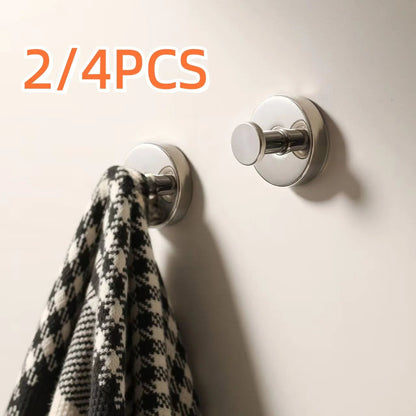 Vacuum Suction Cup Hooks - Punch Free Wall Hangers for Bathroom