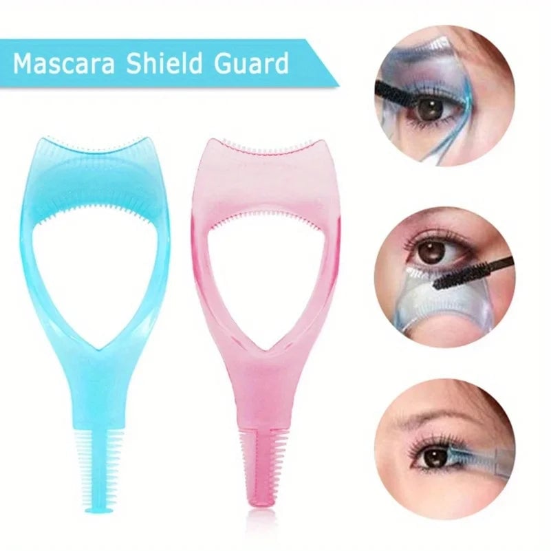 Mascara Applicator Template & Eyelash Curler Guard - Precision Tool