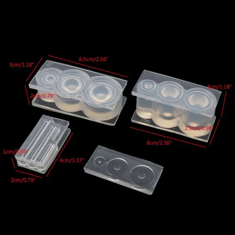 Mini Silicone Resin Cup Molds - DIY Jewelry Container Storage Molds