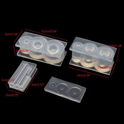 Mini Silicone Resin Cup Molds - DIY Jewelry Container Storage Molds