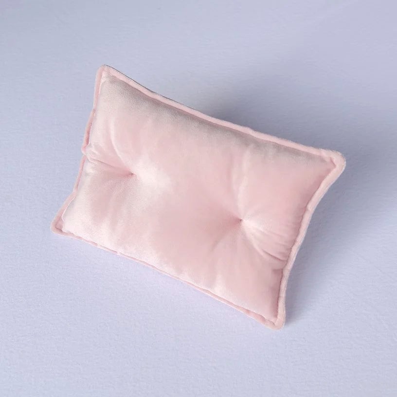 Velvet Newborn Photography Posing Cushion - Mini Baby Pillow Prop