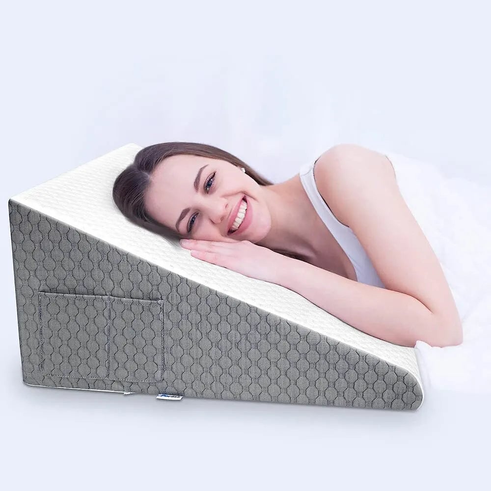Wedge Pillow Air Layer Foam Triangle Elevated Sleep Acid Reflux