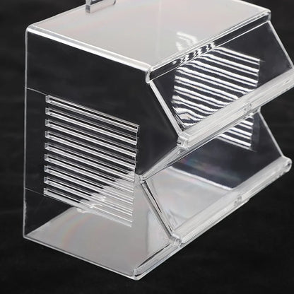 High Clear Multifunctional Fish Breeding Isolation Box Double Guppy