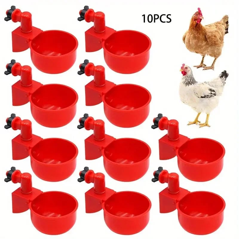 Automatic Chicken Water Dispenser Bowl - Poultry Drinking System