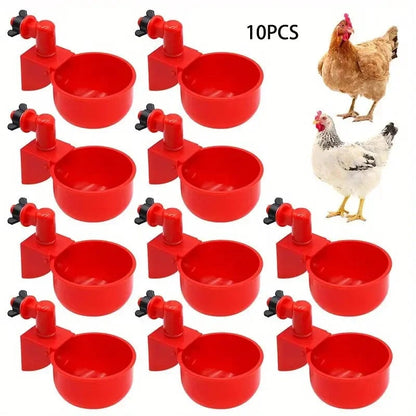 Automatic Chicken Water Dispenser Bowl - Poultry Drinking System