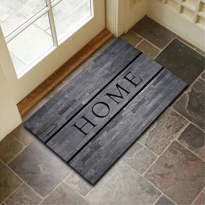 Diatom Mud Non-Slip Door Mat - Super Absorbent Geometric Bathroom Rug