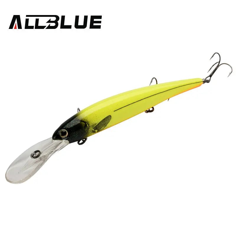 ALLBLUE Deep Walleye 125MM Trolling Crankbait Minnow Lure Bass Pike
