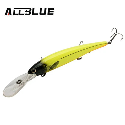 ALLBLUE Deep Walleye 125MM Trolling Crankbait Minnow Lure Bass Pike