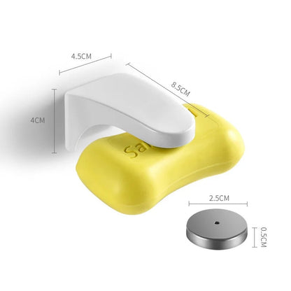 Magnetic Punch-Free Soap Holder with Drain Design - Bathroom Wall
