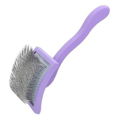 Professional Pet Deshedding Rake Long Handle Hair Remover Brush