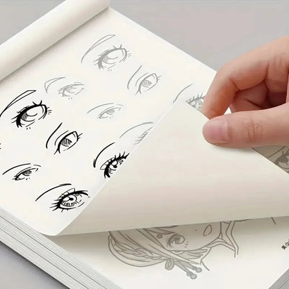 Anime Line Art Drawing Book - 48 Pages Hand-Drawn Outlines Tracing