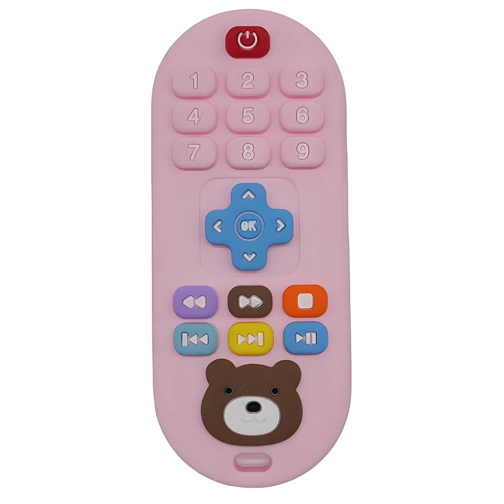 Silicone Remote Control Baby Teether Toys 1-4 Pack Kids Safe