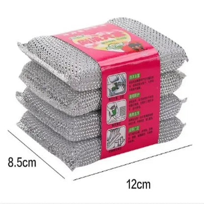 20Pcs Double-Sided Scouring Pads Kitchen Sponge Scrub Cleaning Set
