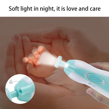 Electric Baby Nail Trimmer Kit - Safe Infant Manicure Polisher Tool