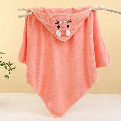 Ultra-Soft Bamboo Baby Bath Towel & Swaddle Wrap Newborn Blanket