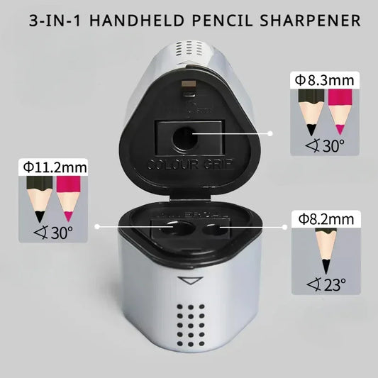 Faber-Castell Grip Trio 3-in-1 Manual Pencil Sharpener