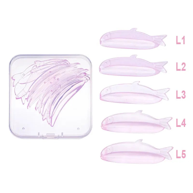 4 Pairs Silicone Eyelash Lifting Pads Reusable Perm Rods Kit