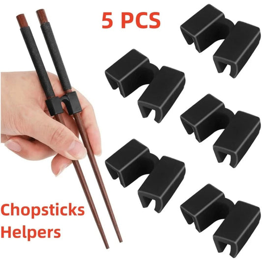 Reusable Training Chopsticks with Hinges Connector Adult Kids