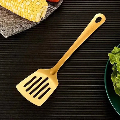Korean Stainless Steel Kitchen Utensil Set - Spatula, Soup Spoon