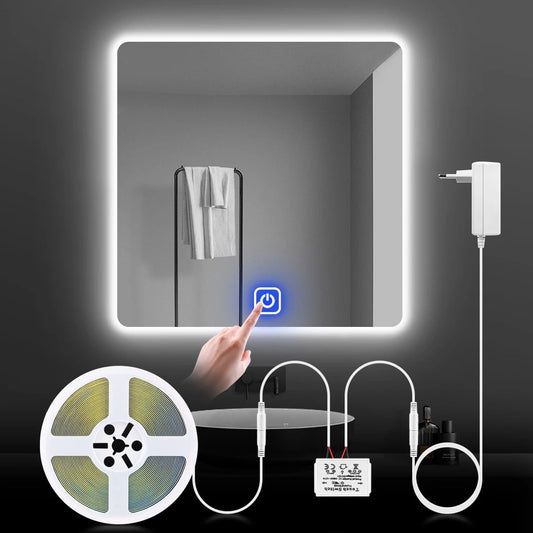 12V LED Vanity Mirror Light Strip Dimmable Touch Sensor Bathroom