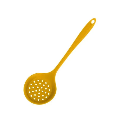 Yellow Silicone Kitchen Utensils Set - Heat Resistant Non-Stick
