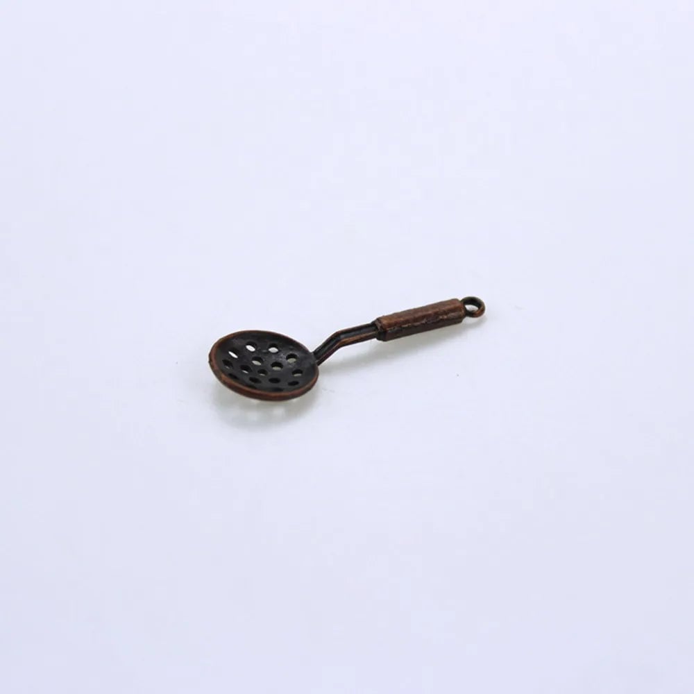 1:12 Scale Alloy Mini Kitchen Cookware Set Dollhouse Utensils