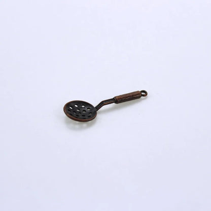 1:12 Scale Alloy Mini Kitchen Cookware Set Dollhouse Utensils