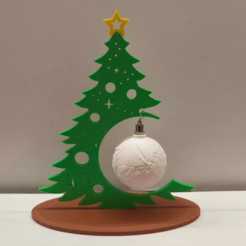 DIY Hollow Ball Christmas Tree Decoration Tabletop Xmas Ornament