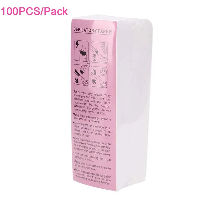 Nonwoven Hair Removal Wax Strip Paper Roll - Professional Depilatory