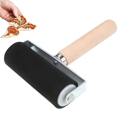Rubber Roller Paint Ink Applicator Tool for Stamping Printmaking