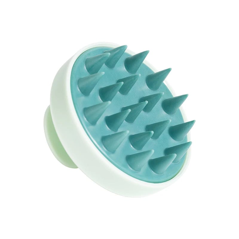 Silicone Scalp Massage Brush - Shampoo Hair Massager with Handle