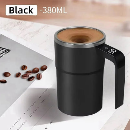 380ml USB Rechargeable Self Mixing Coffee Mug Electric Waterproof
