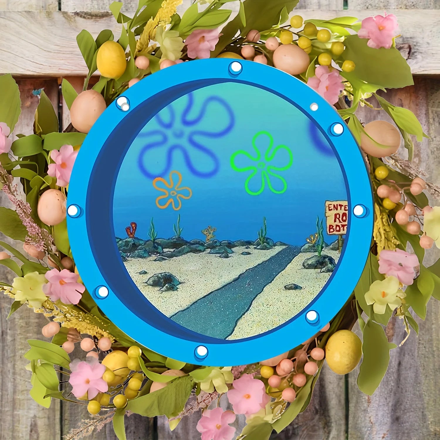 Round Wooden Plaques - Floral Centerpieces & Holiday Decorations