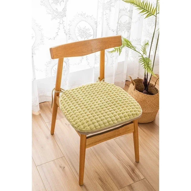 Square Cotton Chair Cushion - Winter-Thicker Non-Slip Pad