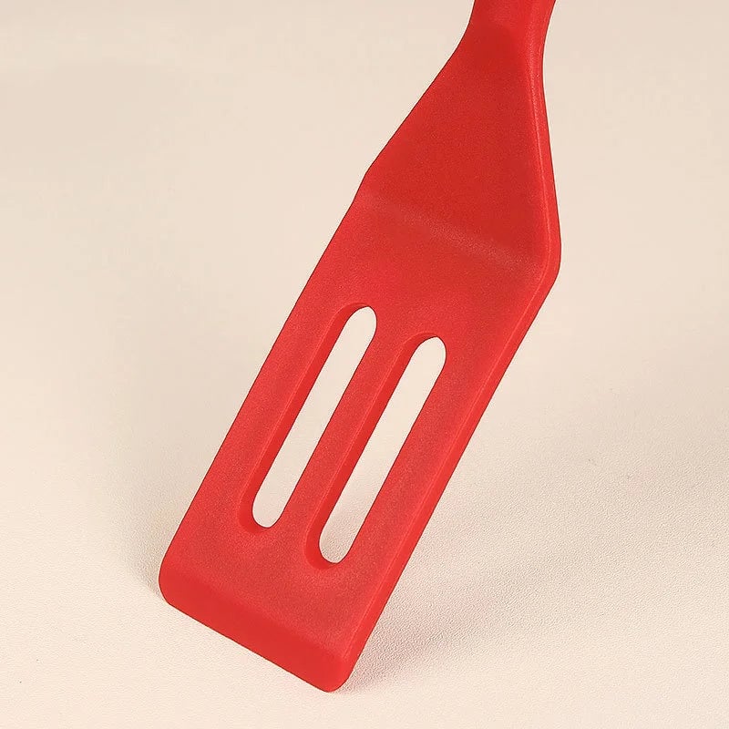 Silicone Brownie Cookie Spatula - Small Flat Slotted Design