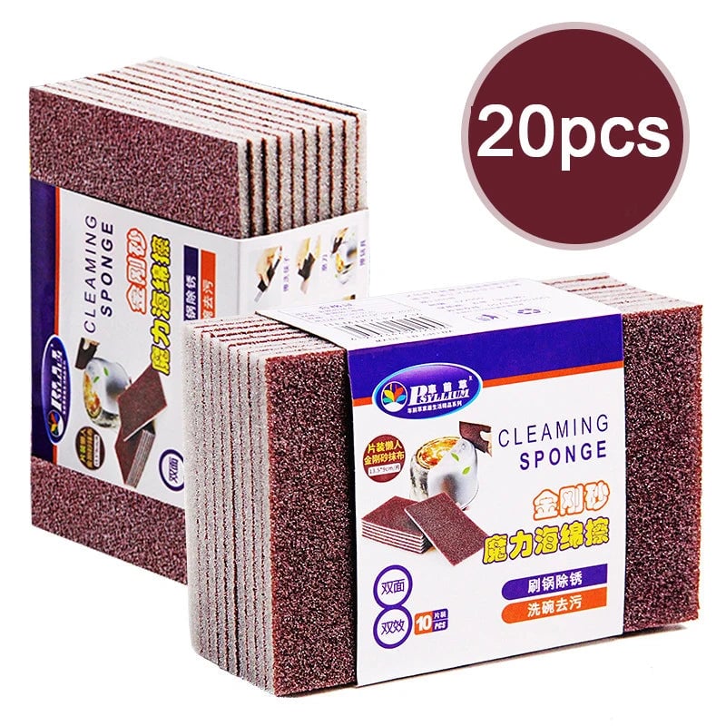 Magic Melamine Carborundum Kitchen Cleaning Sponge for Pans & Dishes