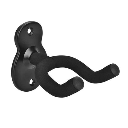 Metal Guitar Wall Mount Hook - Non-Slip Holder for Guitar Bass Ukulele