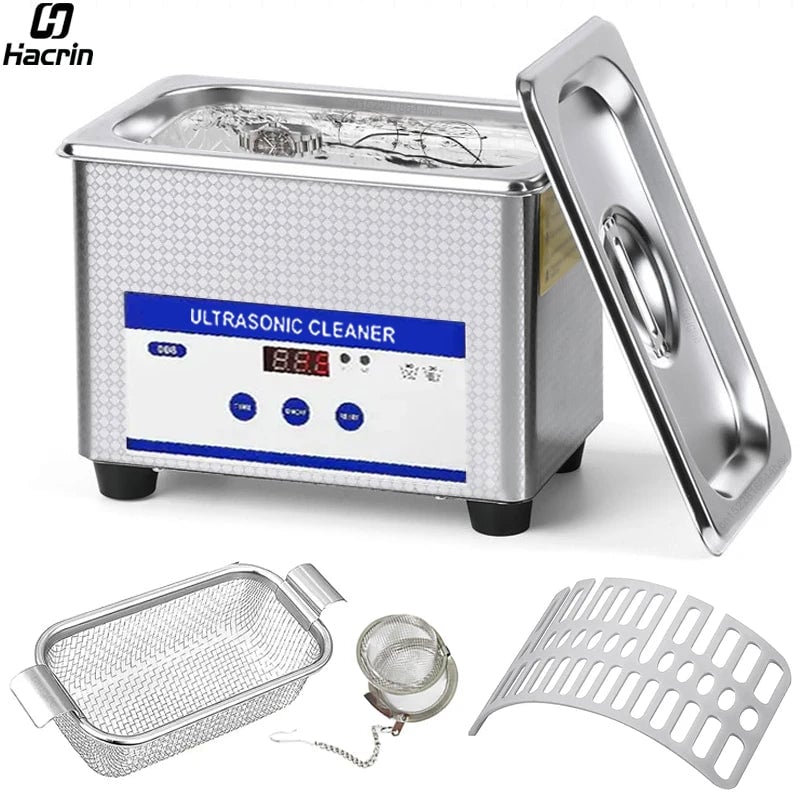 40kHz Ultrasonic Cleaner for Jewelry & Glasses - Professional Grade