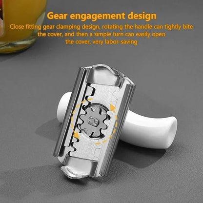 Adjustable Rotating Stainless Steel Can & Bottle Opener Tool