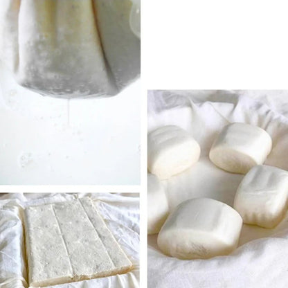 2-Pack Cotton Steamer Cloth - Curd Filter & Soybean Milk Strainer