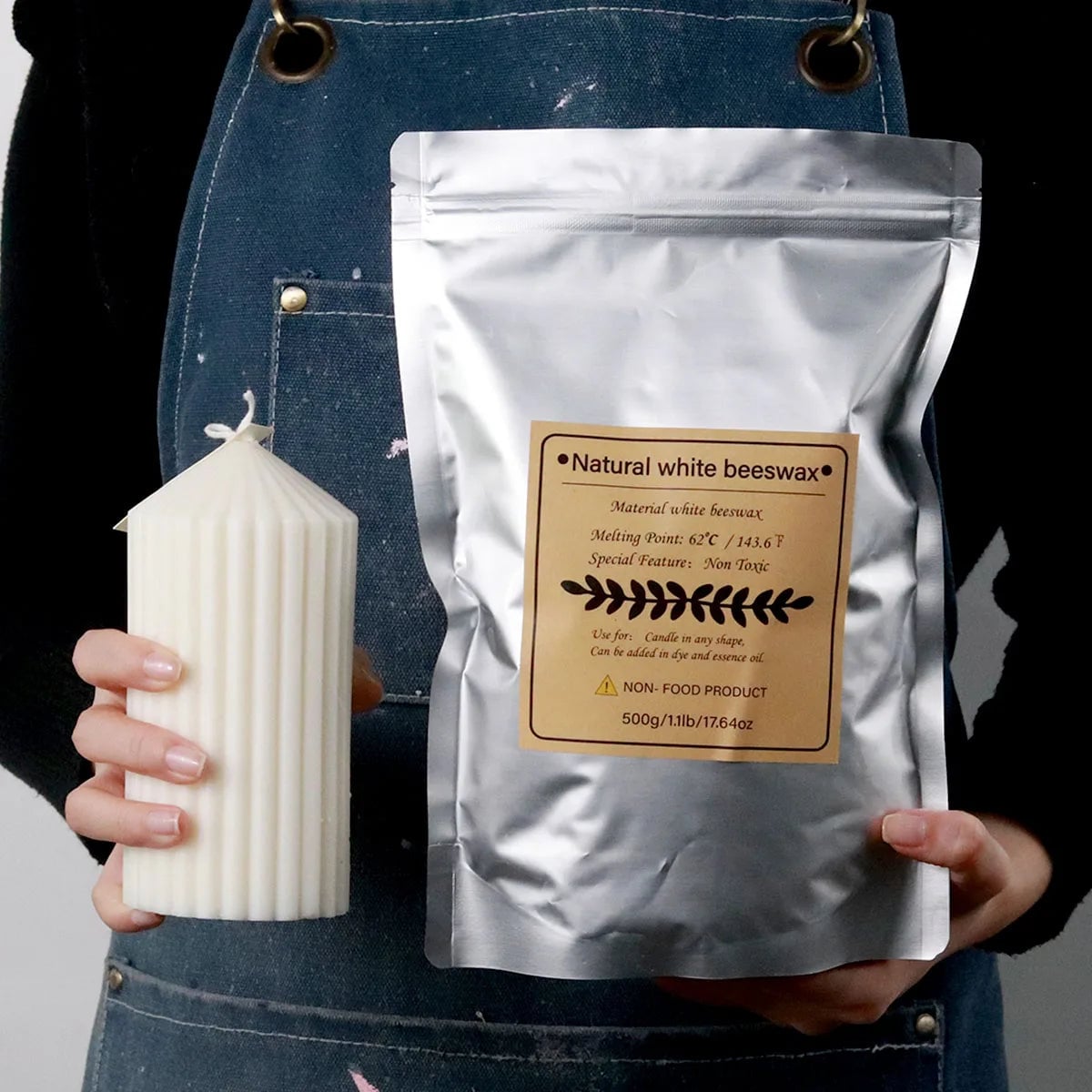 Pure White Beeswax 500g/1000g Cosmetic Grade DIY Soap Candles
