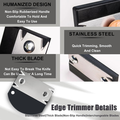 Wood Chamfering Trimmer - Deburring Edge Planer Scraper Tool