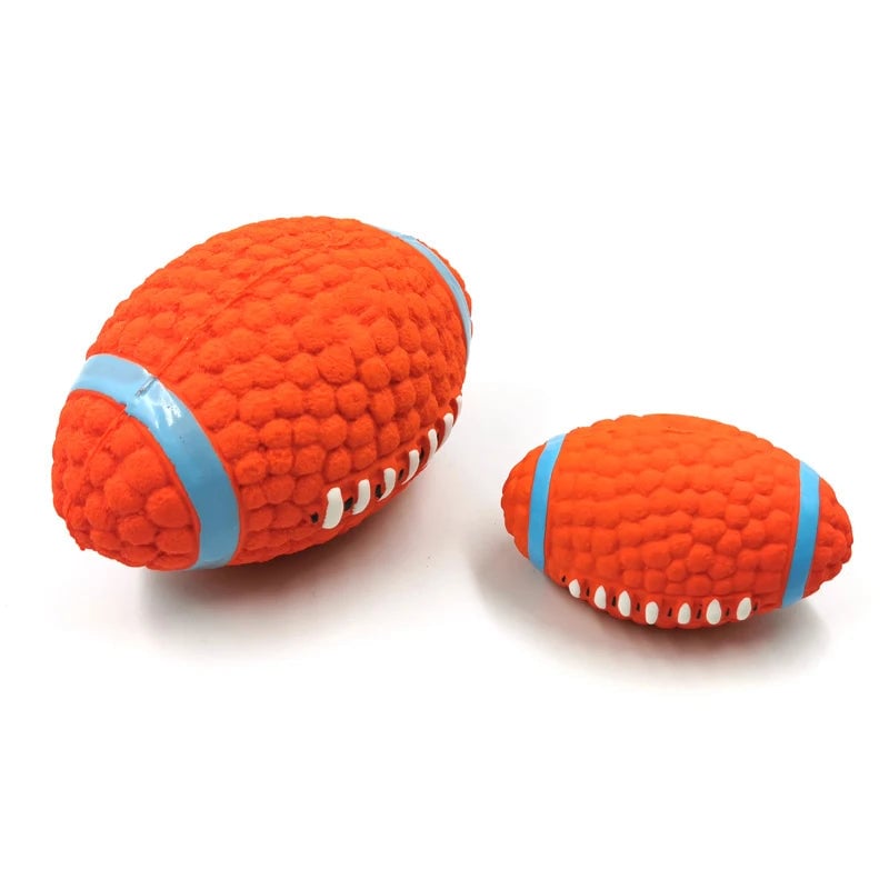 Natural Latex Dog Balls Anti-Bite Squeaky Chew Toys Small Large Dogs